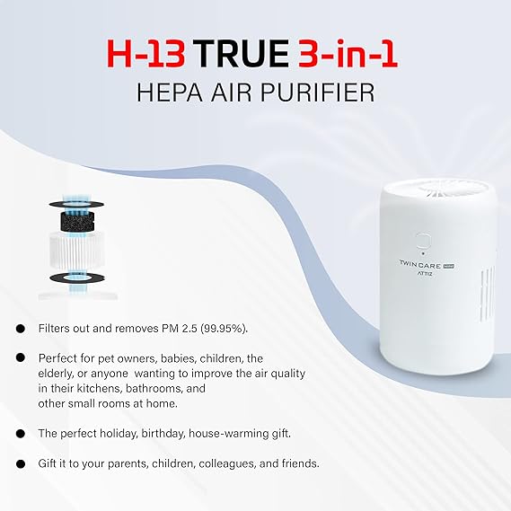 [Twincare] Air Purifier Mini *1+1* / Refill filter