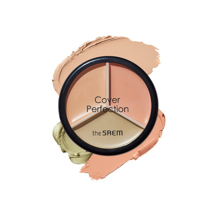 [the SAEM] Cover Perfection Triple Pot Concealer 4.5g*3 (5 Colors)