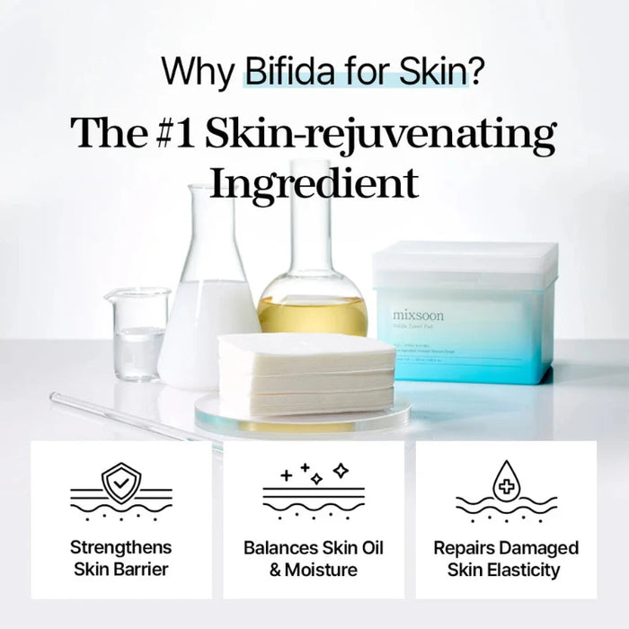 [MIXSOON] Bifida Toner Pad 280ml*120ea