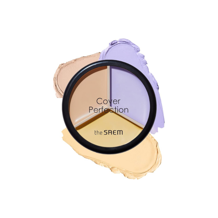 [the SAEM] Cover Perfection Triple Pot Concealer 4.5g*3 (5 Colors)