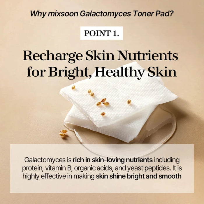 [MIXSOON] Galactomyces Toner Pad 280ml*60ea