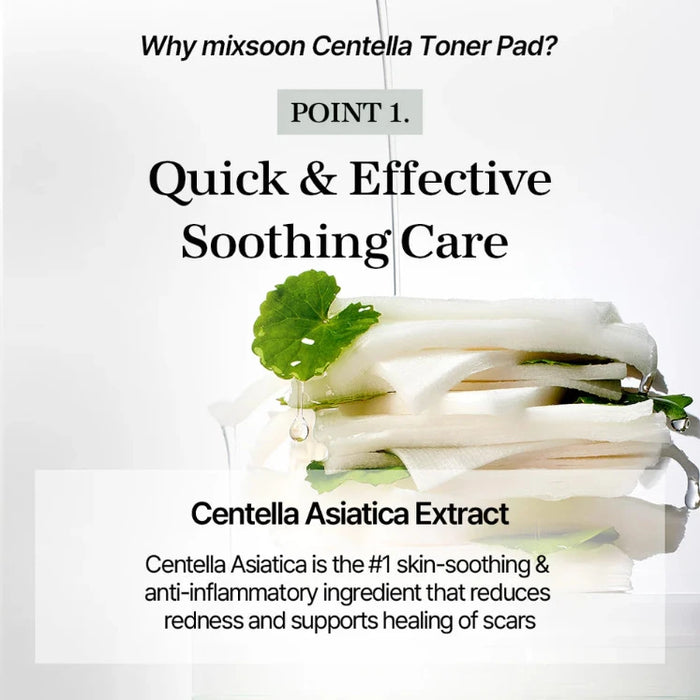 [MIXSOON] Centella Toner Pad 230ml*120ea