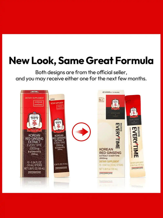 [JungKwanJang] Everytime Korean Red Ginseng Extract 2,000mg - origianl