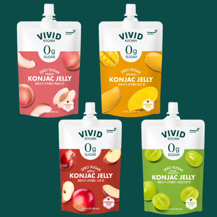 [Dongwon] VIVID KONJAC JELLY 4flavors