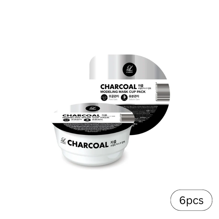 [LINDSAY] Charcoal Modeling Mask Cup Pack 28g