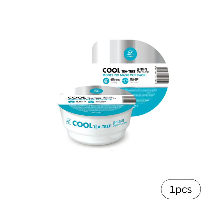 [LINDSAY] Cool Tea Tree Modeling Mask Cup Pack 28g