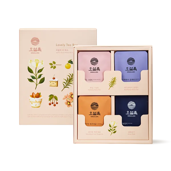 [Osulloc] Lovely Tea Box 4types 3pcs