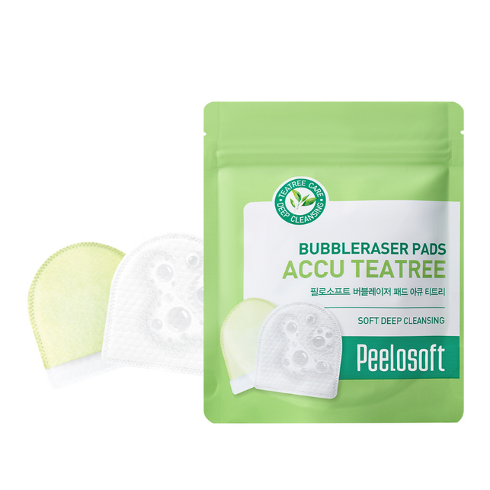 [MAKEHEAL] Peelosoft Bubbleraser Pads ACCU Teatree Refill 20ea