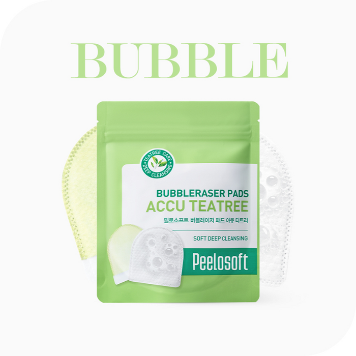 [MAKEHEAL] Peelosoft Bubbleraser Pads ACCU Teatree Refill 20ea