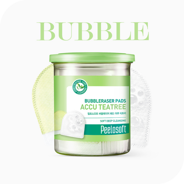 [MAKEHEAL] Peelosoft Bubbleraser Pads ACCU Teatree 20 Pads