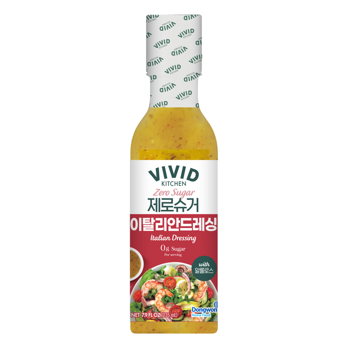 [Dongwon] Vivid Kitchen Low Calorie / Zero Sugar Salad Dressing