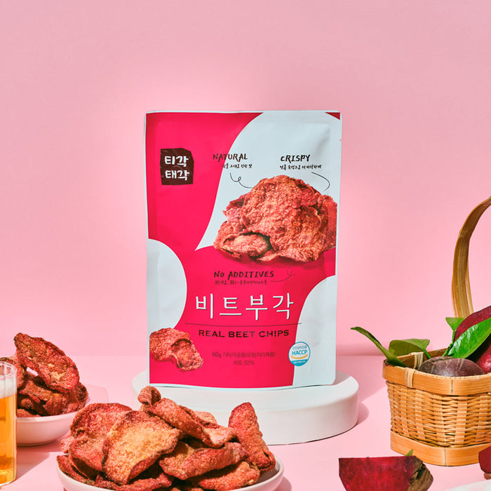 [TIGAKTEGAK] Beet Crisps 60g x 2