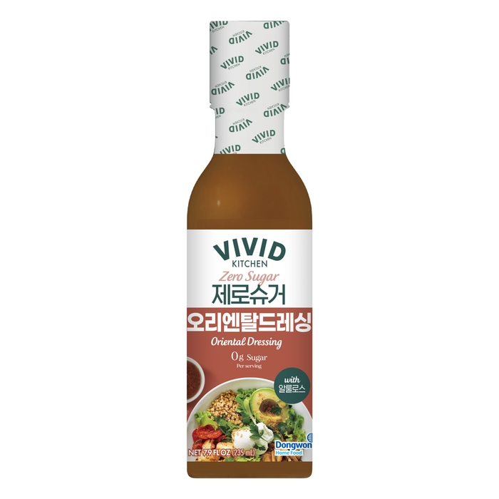 [Dongwon] Vivid Kitchen Low Calorie / Zero Sugar Salad Dressing