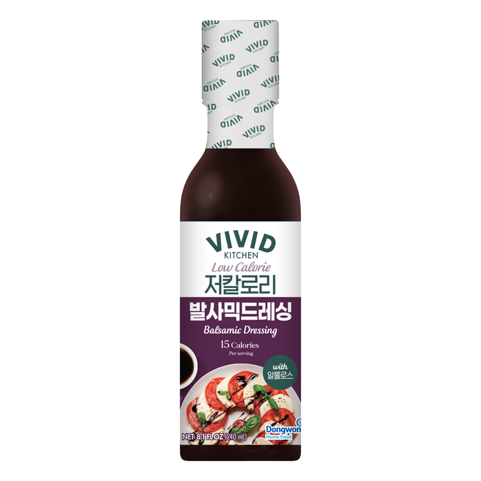 [Dongwon] Vivid Kitchen Low Calorie / Zero Sugar Salad Dressing