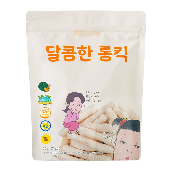 [ALLBARM] Brown Rice Stick - Sweet Pumpkin (3pcs)