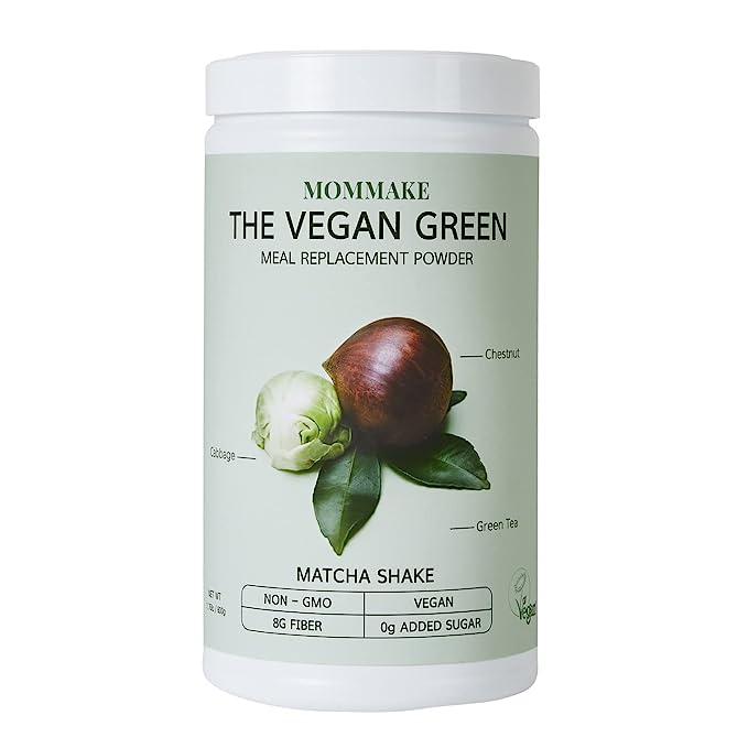 MOMMAKE The Vegan Green Shake Powder 1.76lb(800g) Matcha Jeju Green tea Grain Vegetables Nutritional Drink