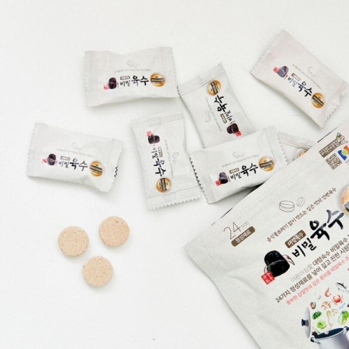 [DaeRyungSookSoo] Instant Korean Broth Soup Tablet 20 Tablets