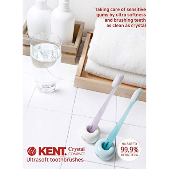 [KENT] Crystal Finest Soft Toothbrushes (Pack of 5)