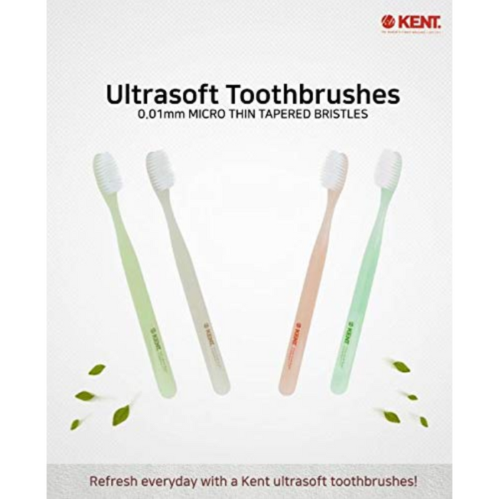 [KENT] Classic Finest Soft Toothbrush (Pack of 6)