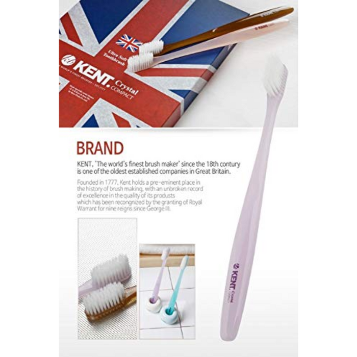 [KENT] Crystal Finest Soft Toothbrushes (Pack of 5)