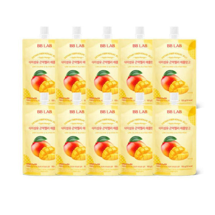 [Nutrione] BB LAB Dietary Fiber Konjac Jelly Apple Mango 150g*10 Packs