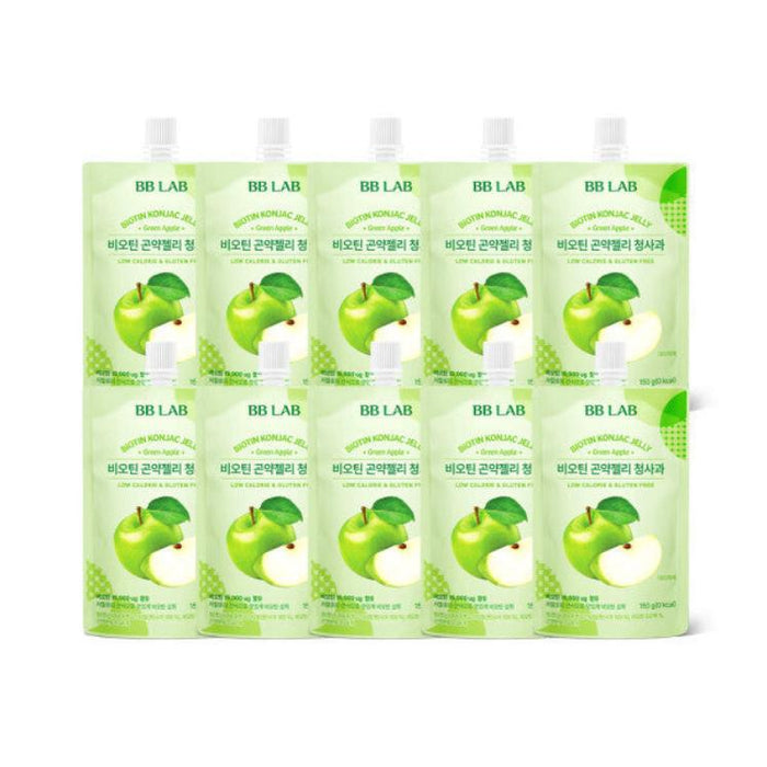 [Nutrione] BB LAB Biotin Konjac Jelly Green Apple 150g*10 Packs