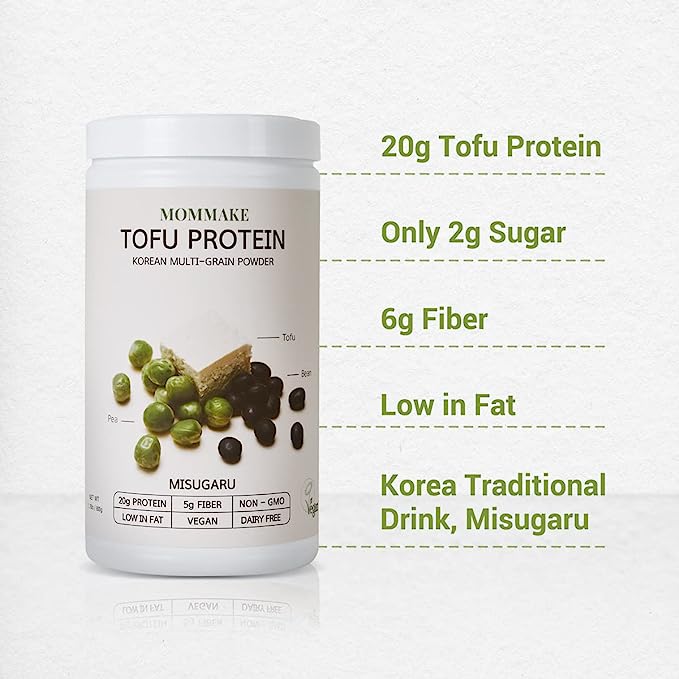 MOMMAKE Tofu Protein Shake 1.76lb(800g) Korea Misugaru 20g of Plant Based Protein