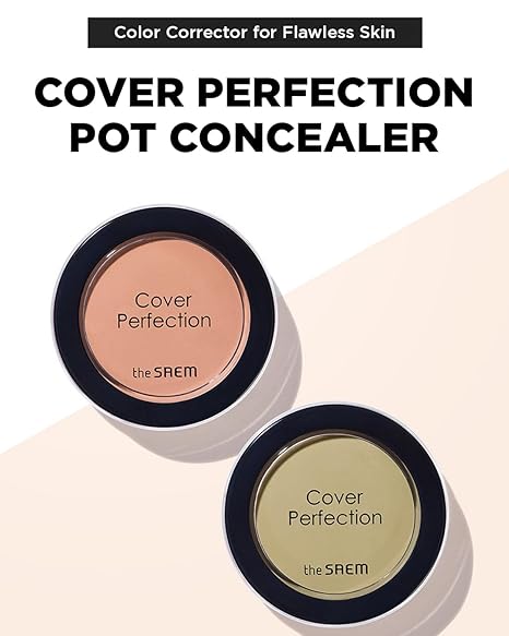 [the SAEM] Cover Perfection Pot Concealer 6g (5 Colors)