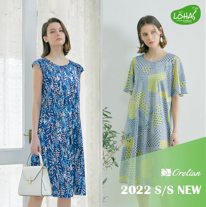 [Orelian] Viscose Rayon Cool Summer Dress