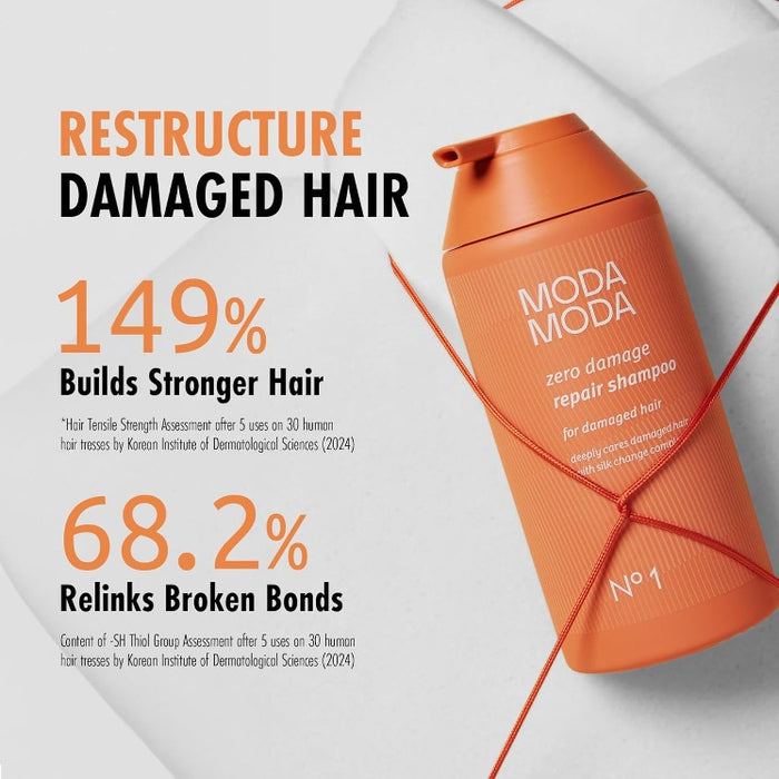 [MODAMODA] Zero Damage Hair Repair Shampoo 500g I 17.63oz