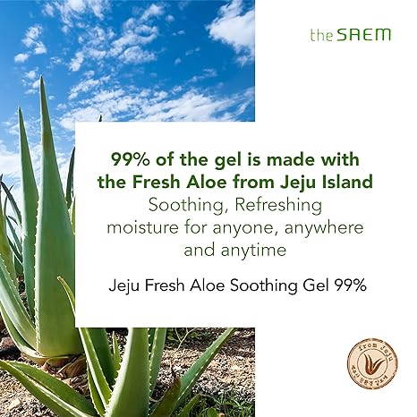 [the SAEM] Jeju Fresh Aloe Soothing Gel 99% (Tube) 300ml