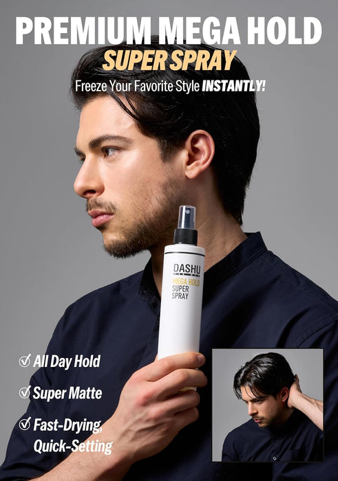 [DASHU] For Men Mega Hold Super Spray 250ml