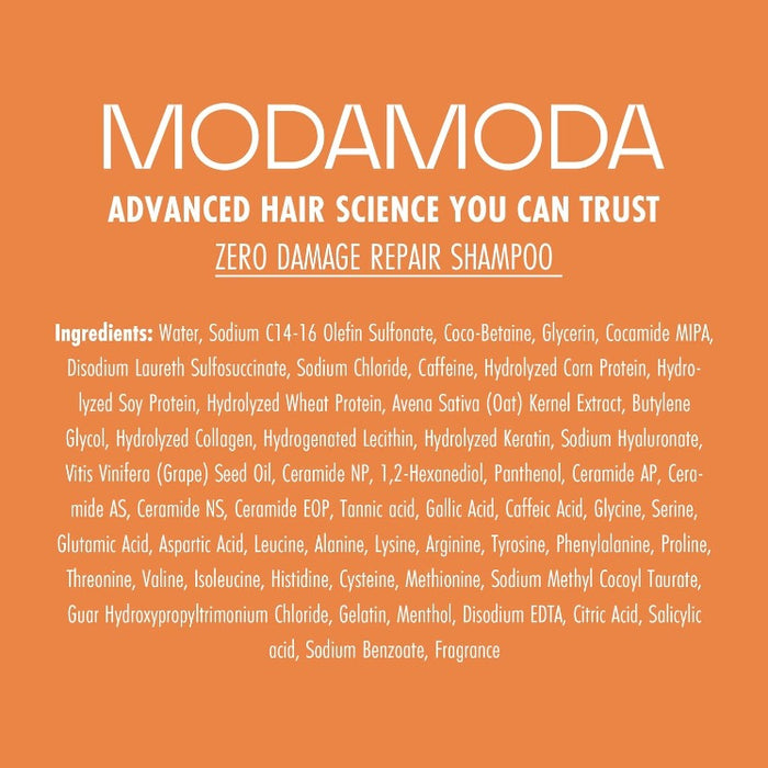 [MODAMODA] Zero Damage Hair Repair Shampoo 500g I 17.63oz