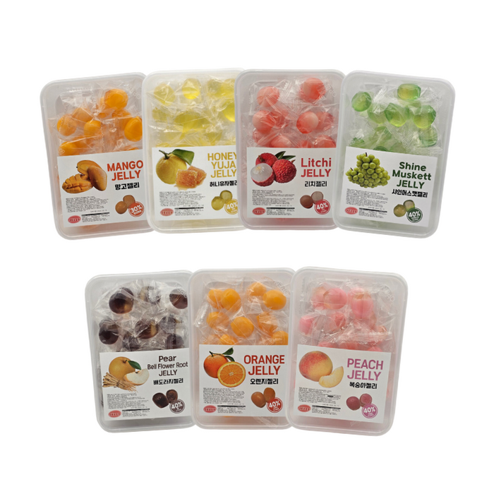 [I AM JELLY] Peel Fruit Jelly Candy 20ea 7 Flavors