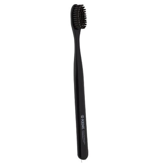[Kent] Tan Charcoal Soft Finest Toothbrush Black & White