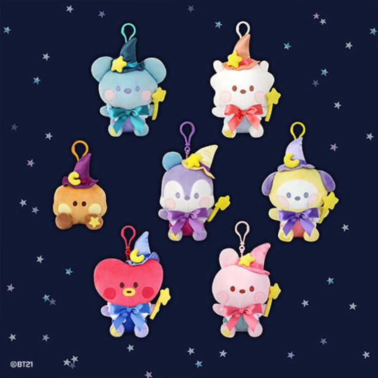 BT21] Minini Plush Keyring Magician — KollecteUSA