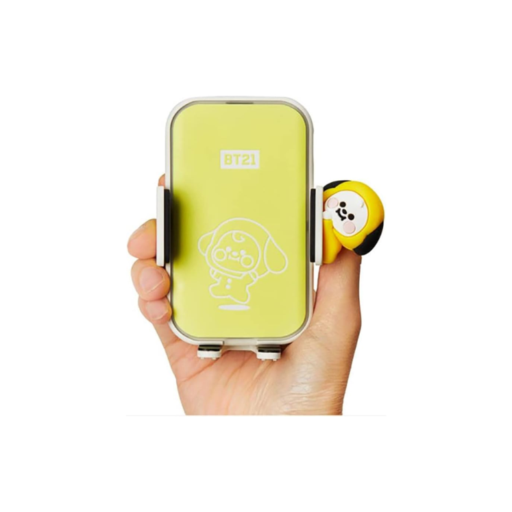 LINE FRIENDS BT21 CHIMMY 車用ワイヤレス高速充電スタンド 【公式通販】 LINE FRIENDS BT21 CHIMMY 車用ワイヤレス高速充電スタンド 【公式通販】
