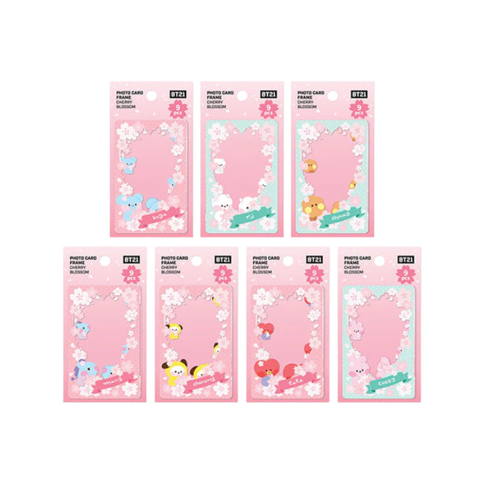 [BT21] Minini Cherry Blossom Photocard Frame