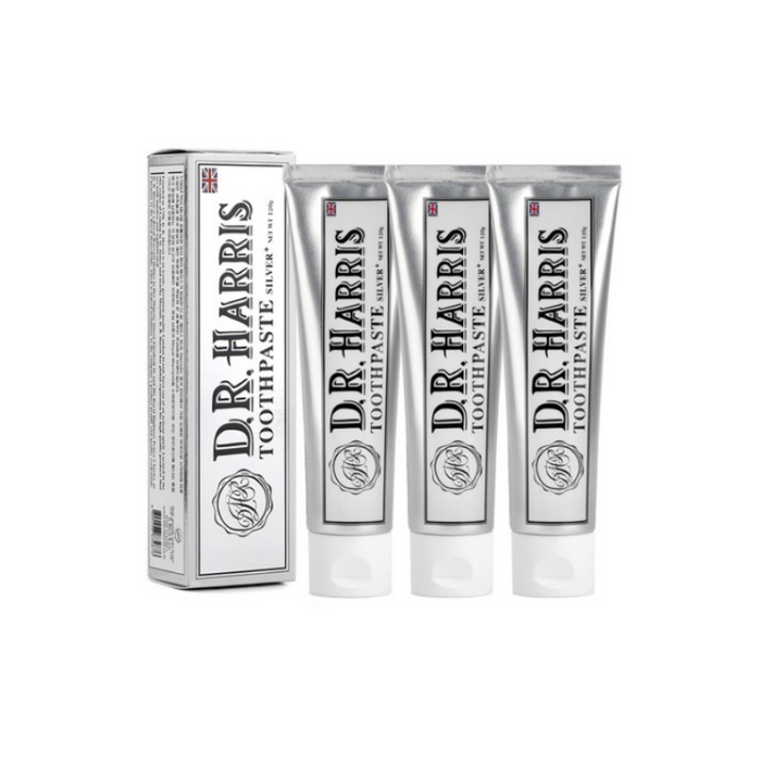 [DR. Harris] Toothpaste with Silver 120g x 3