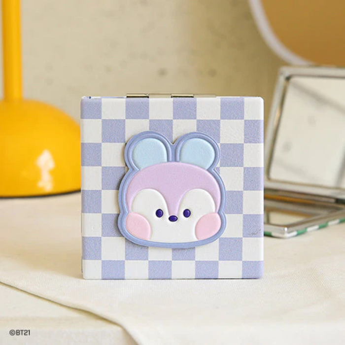 [BT21] Minini Leather Patch Mirror