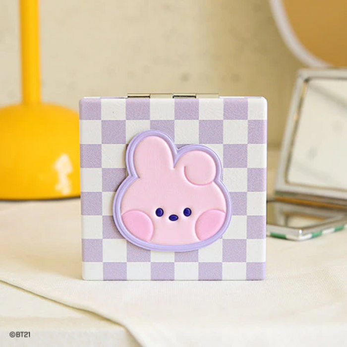 [BT21] Minini Leather Patch Mirror