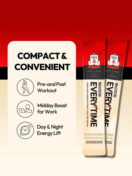 [JungKwanJang] Everytime Korean Red Ginseng Extract 2,000mg - origianl