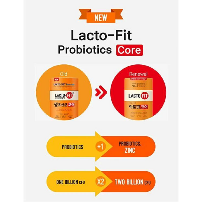 [LACTO-FIT] Probiotics CORE 120g (2g x 60pcs)