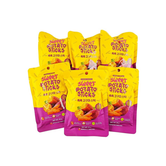 [Nongshim] Sweet Potato Sticks 80g*6 Pack