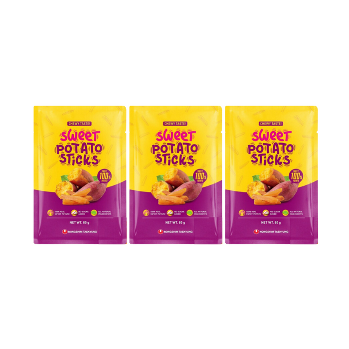 [Nongshim] Sweet Potato Sticks 80g*3 Pack