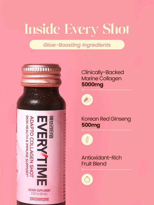 [JungKwanJang] Adapto Collagen Skin Health & Immune Support - 10 bottles