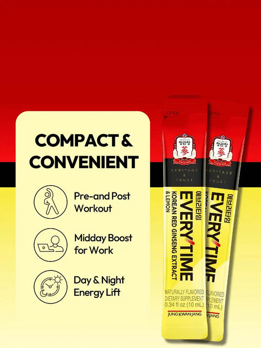 [JungKwanJang] Everytime Korean Red Ginseng Extract - Lemon