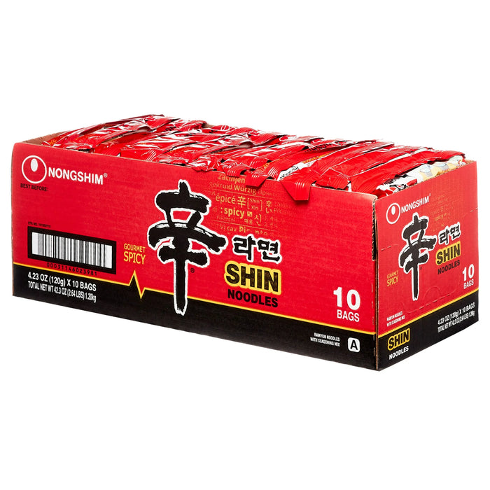 [Nongshim] Shin Ramyun Noodle Soup 10 Pack 4.2 oz