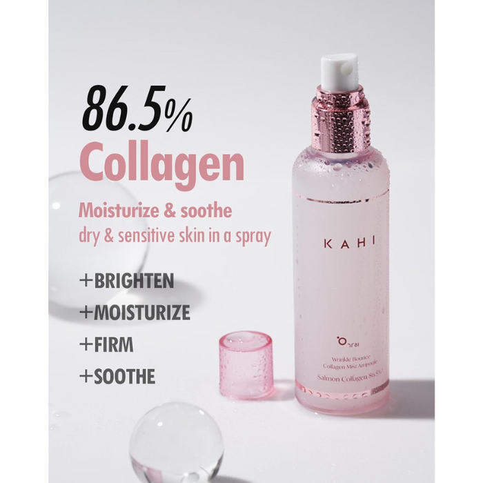 [KAHI] Wrinkle Bounce Collagen Mist Ampoule 120ml