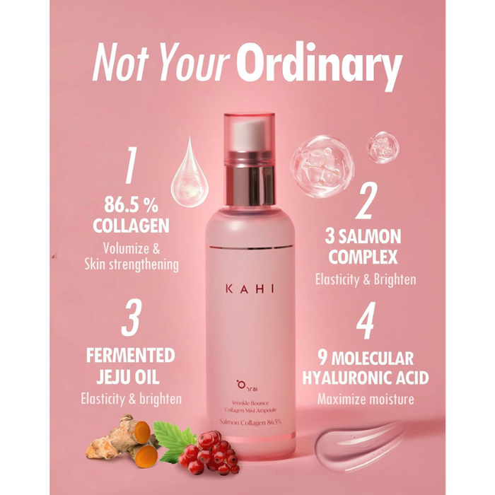 [KAHI] Wrinkle Bounce Collagen Mist Ampoule 120ml